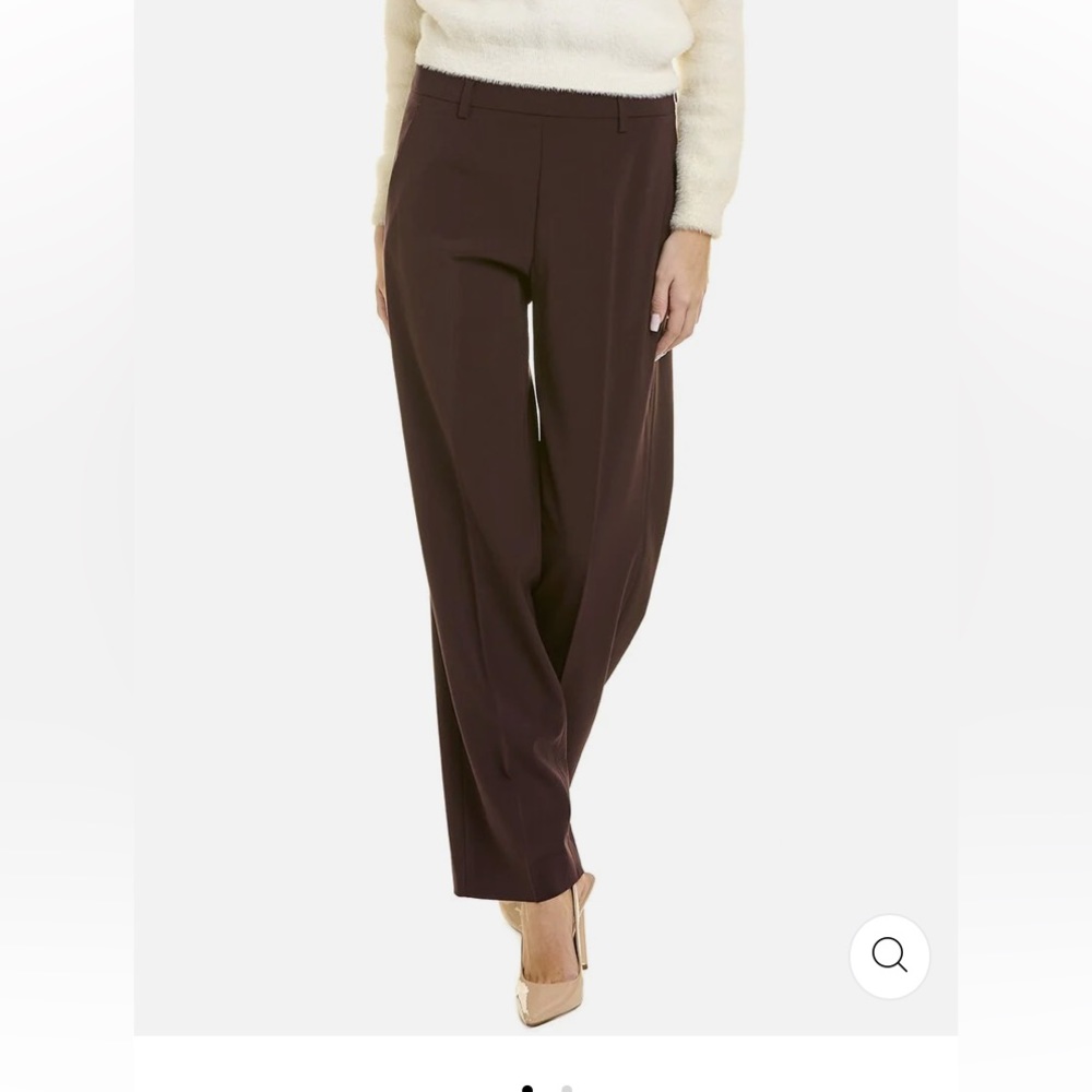 PENDLETON High-rise Trouser Straight Wool-Blend Pants. Size 14